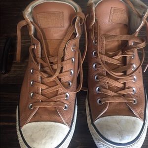 Converse hi-tops Leather